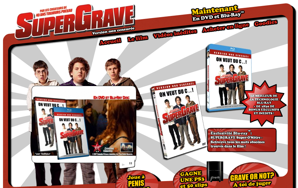 Supergrave DVD Site