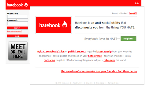 Hatebook, l’anti Facebook