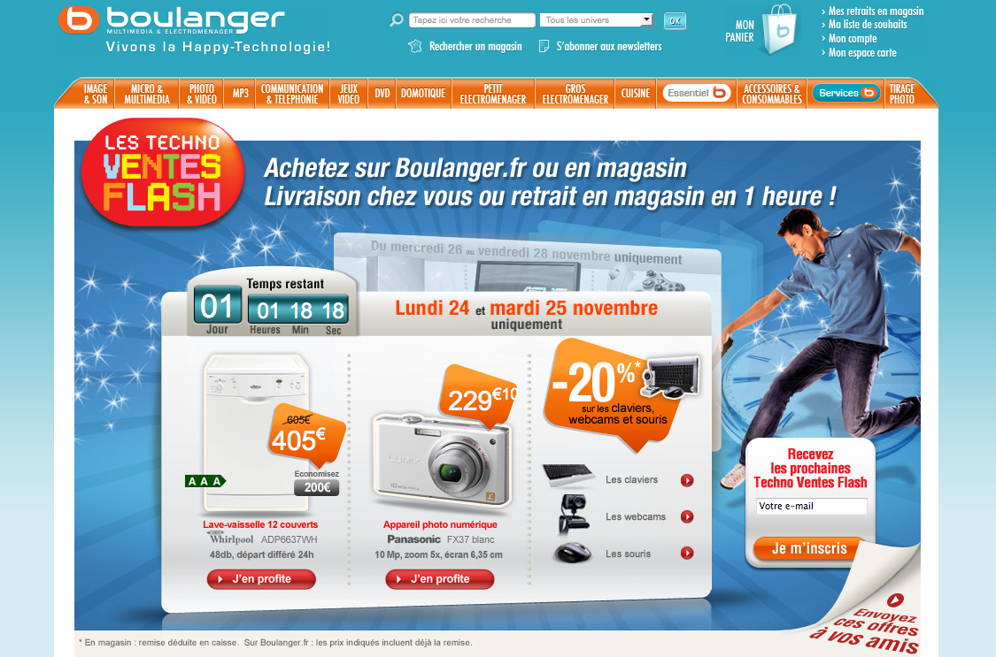 Ventes Flash Boulanger