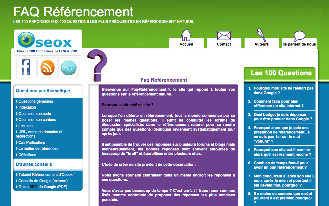 faq-referencement